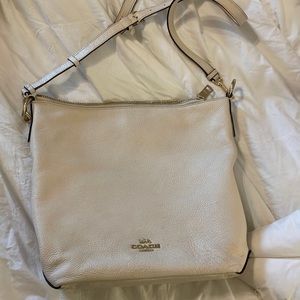 Coach white crossover bag